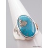 Chevalière Homme Turquoise avec pyrite Taille 66 Bagues pierres naturelles XV94