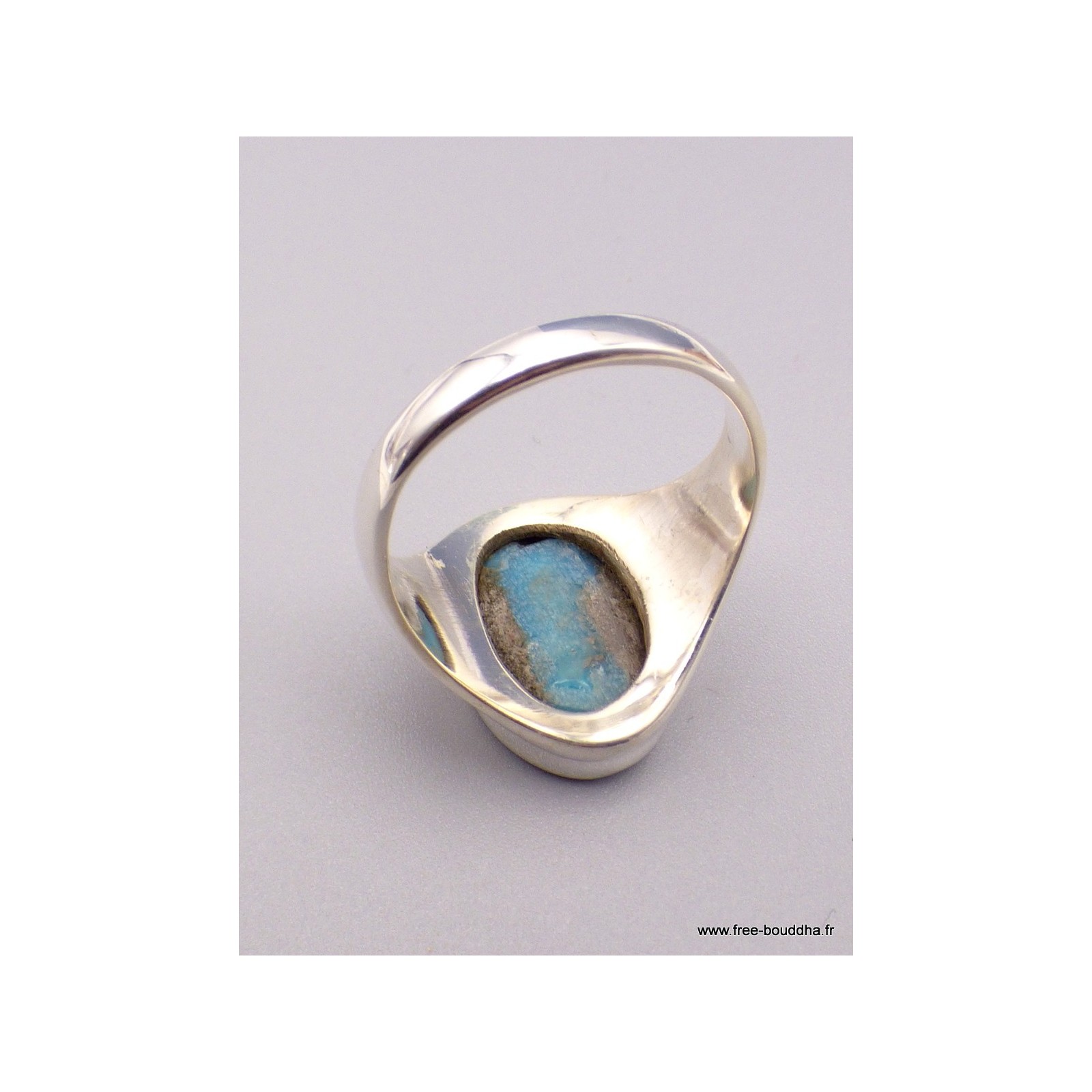 Chevalière homme pierre turquoise le symbole de l'immortalité