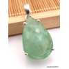 Pendentif Fluorite verte facettée forme goutte Pendentifs pierres naturelles PAC20.2