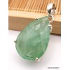 Pendentif Fluorite verte facettée forme goutte Pendentifs pierres naturelles PAC20.2