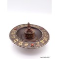 Porte-encens tibétain Bouddha et mantra Encens tibétains, accessoires 3034.1