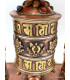 Grand moulin à prières bouddhiste Stupa 25 cm Moulins à Prières tibétains GMAP50