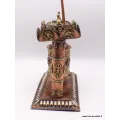 Grand moulin à prières bouddhiste Stupa 25 cm - Moulin à prières tibétain de table
