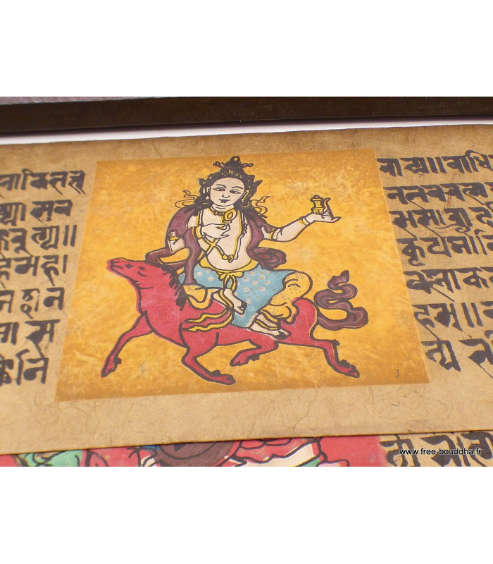 Grand livre de prières bouddhistes 38 cm Livre de prières bouddhistes GLPB1