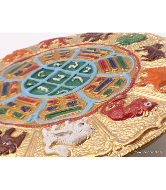 Décoration tibétaine Yi king signes du Zodiaque Décoration tibétaine DEOYK