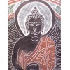 Sculpture bouddhiste sur ardoise Bouddha Statuettes Bouddhistes SCAR10
