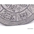Sculpture bouddhiste sur ardoise Mantra Signes auspicieux - Décoration tibétaine