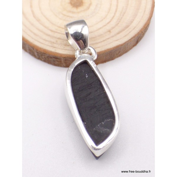 Pendentif forme Larme en Tourmaline noire brute Pendentifs pierres naturelles PAC12.6