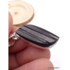 Pendentif forme Larme en Tourmaline noire brute Pendentifs pierres naturelles PAC12.6