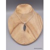 Pendentif forme Larme en Tourmaline noire brute Pendentifs pierres naturelles PAC12.6