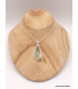 Pendentif en Jaspe Impérial dégradé de vert Pendentifs pierres naturelles XV16.3