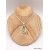 Pendentif en Jaspe Impérial dégradé de vert Pendentifs pierres naturelles XV16.3