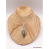 Grand pendentif Jaspe Impérial kaki ocre Pendentifs pierres naturelles XV16.4