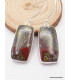 Boucles d'oreilles Jaspe Sang du Dragon Boucles d'oreilles en pierres XV114
