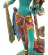 Grande statue Tara verte sur pied 30 cm Statuettes Bouddhistes GSTV1