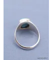 Chevalière pour Homme en Turquoise avec pyrite taille 67 - Bagues pierres naturelles