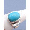 Chevalière pour Homme en Turquoise avec pyrite taille 66 Bagues pierres naturelles PAC44.5