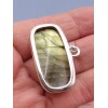 Pendentif rectangulaire Labradorite dorée Pendentifs pierres naturelles XV116