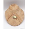 Pendentif rectangulaire Labradorite dorée Pendentifs pierres naturelles XV116
