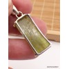 Pendentif Cyanite verte brute bâtonnet Pendentifs pierres naturelles PAC13.2