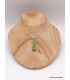 Pendentif Cyanite verte brute bâtonnet Pendentifs pierres naturelles PAC13.2