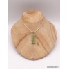 Pendentif Cyanite verte brute bâtonnet Pendentifs pierres naturelles PAC13.2