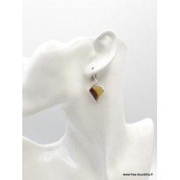 Boucles d'oreilles losange en Septaria Bijoux en Septarian XV108.1
