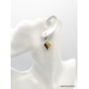 Boucles d'oreilles losange en Septaria Bijoux en Septaria XV108.1