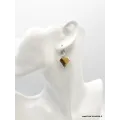 Boucles d'oreilles losange en Septaria - Bijoux en Septaria