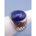 Bague Chevalière pour Homme en Lapis Lazuli - Bagues pierres naturelles