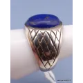 Bague Chevalière pour Homme en Lapis Lazuli - Bagues pierres naturelles