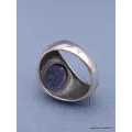 Bague Chevalière pour Homme en Lapis Lazuli - Bagues pierres naturelles