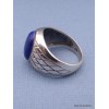 Bague Chevalière pour Homme en Lapis Lazuli Bagues pierres naturelles KB21