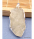 Verre de Lybie pendentif asymétrique argent 925 Pendentifs pierres naturelles PAC50.3