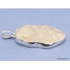 Verre de Lybie pendentif asymétrique argent 925 Pendentifs pierres naturelles PAC50.3