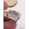 Pendentif argent Améthyste verte brute serti griffes Pendentifs pierres naturelles PAC69.3