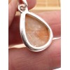 Pendentif Calcite Orange forme goutte Pendentifs pierres naturelles PAC55.3