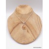 Pendentif Calcite Orange forme goutte Pendentifs pierres naturelles PAC55.3