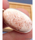 Pendentif oval en Scolecite orange Bijoux en Scolecite PAC52.2