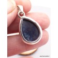Pendentif goutte en Vivianite bleue verte Pendentifs pierres naturelles TUV41.3