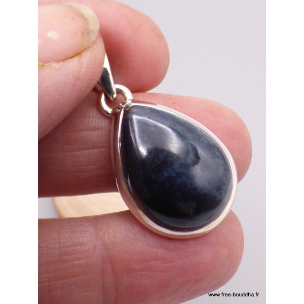Pendentif goutte en Vivianite bleue verte Pendentifs pierres naturelles TUV41.3