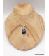 Pendentif goutte en Vivianite bleue verte Pendentifs pierres naturelles TUV41.3