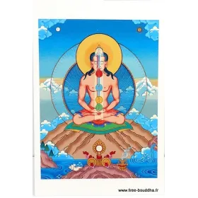 Carte postale bouddhiste SEPT CHAKRAS - Cartes postales bouddhistes