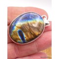 Labradorite multi-feux bleue jaune orange Pendentifs pierres naturelles TUV27.5