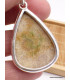 Pendentif goutte en Corail fossile indonésien Pendentifs pierres naturelles XV26.2