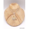 Pendentif goutte en Corail fossile indonésien Pendentifs pierres naturelles XV26.2