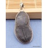 Pendentif argent Trilobite (pierre fossile) Pendentifs pierres naturelles CZ88.27