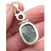Pendentif argent Opaline Topaze bleue Pendentifs pierres naturelles JEW22.2