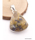 Pendentif en Quartz Rutile doré brut forme goutte Pendentifs pierres naturelles XV50.3