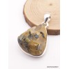 Pendentif en Quartz Rutile doré brut forme goutte Pendentifs pierres naturelles XV50.3